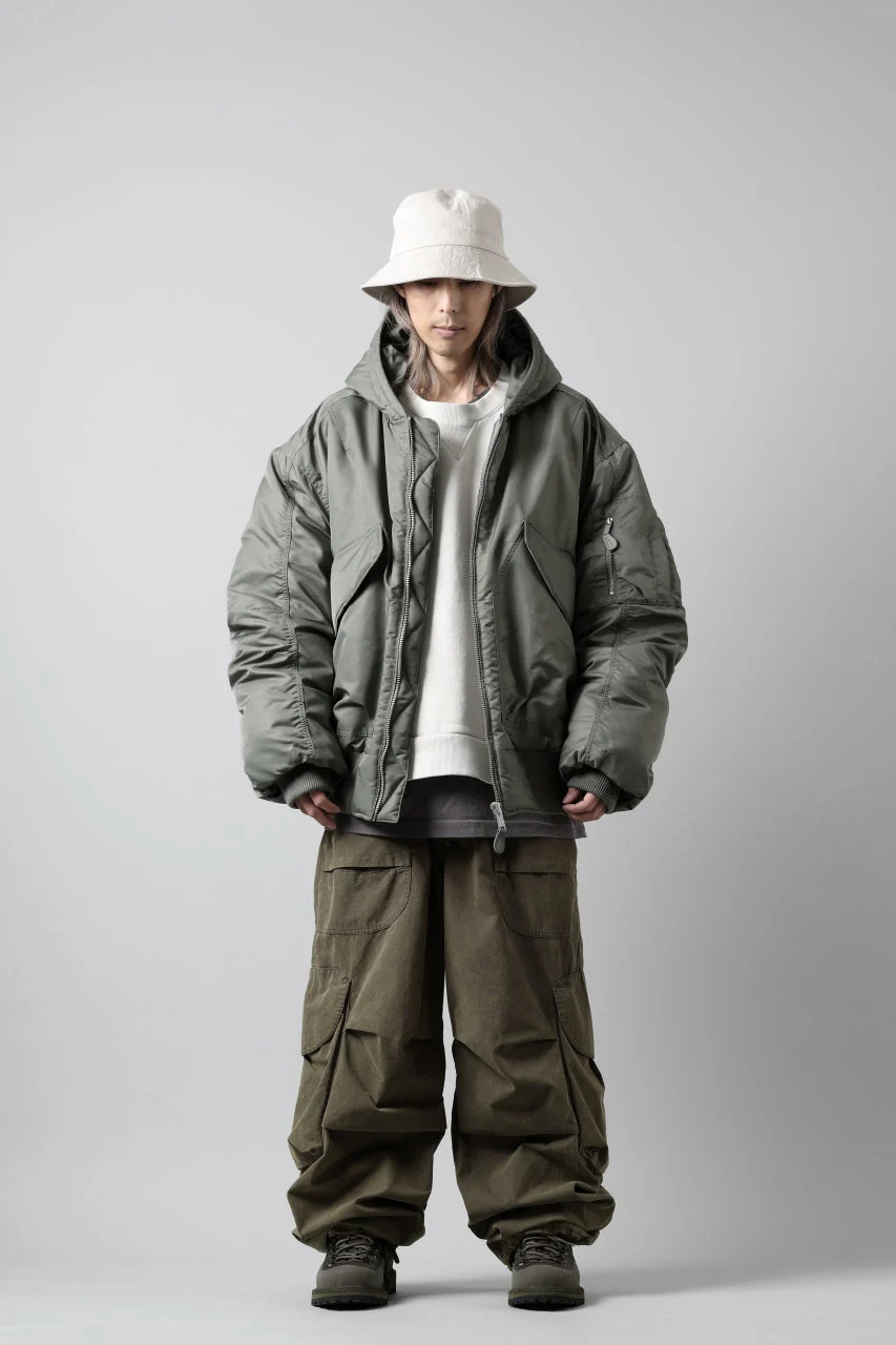 entire studios FREIGHT CARGO PANTS / COTTON CANVAS (PINE) - Image 17