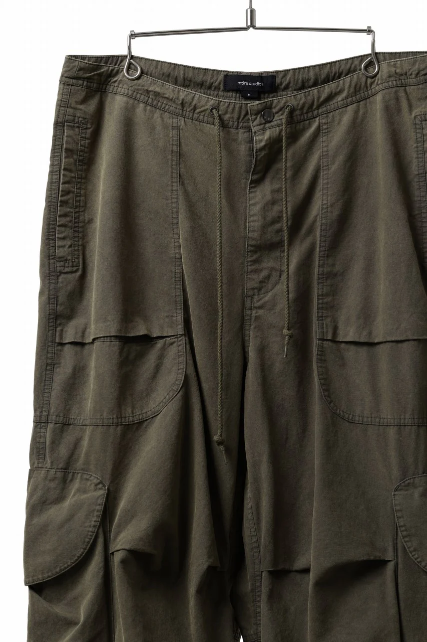 entire studios FREIGHT CARGO PANTS / COTTON CANVAS (PINE) - Image 5