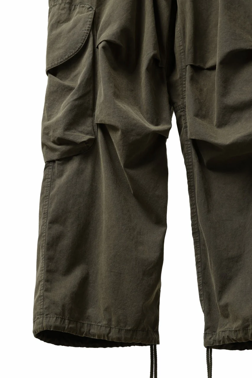 entire studios FREIGHT CARGO PANTS / COTTON CANVAS (PINE) - Image 7