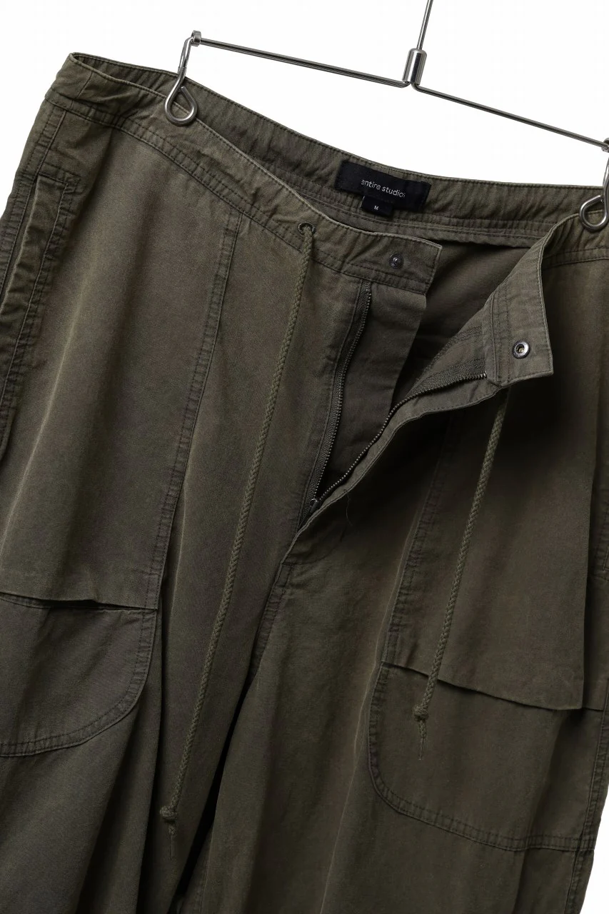 entire studios FREIGHT CARGO PANTS / COTTON CANVAS (PINE) - Image 9