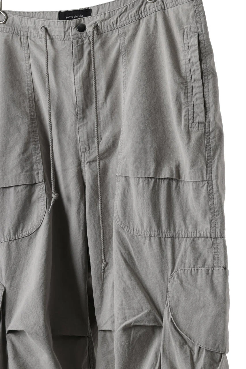 entire studios FREIGHT CARGO PANTS / COTTON CANVAS (STEEL) - Image 10