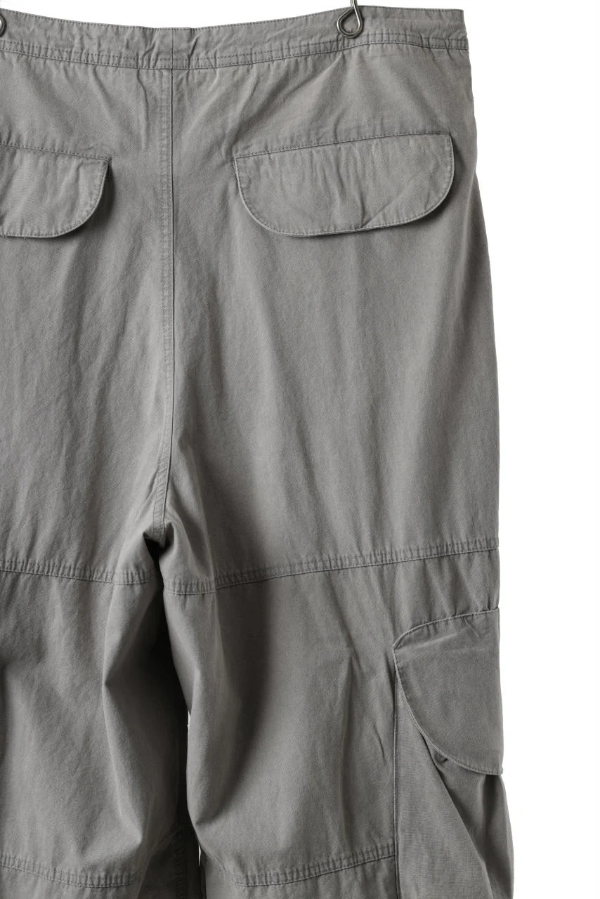entire studios FREIGHT CARGO PANTS / COTTON CANVAS (STEEL) - Image 11