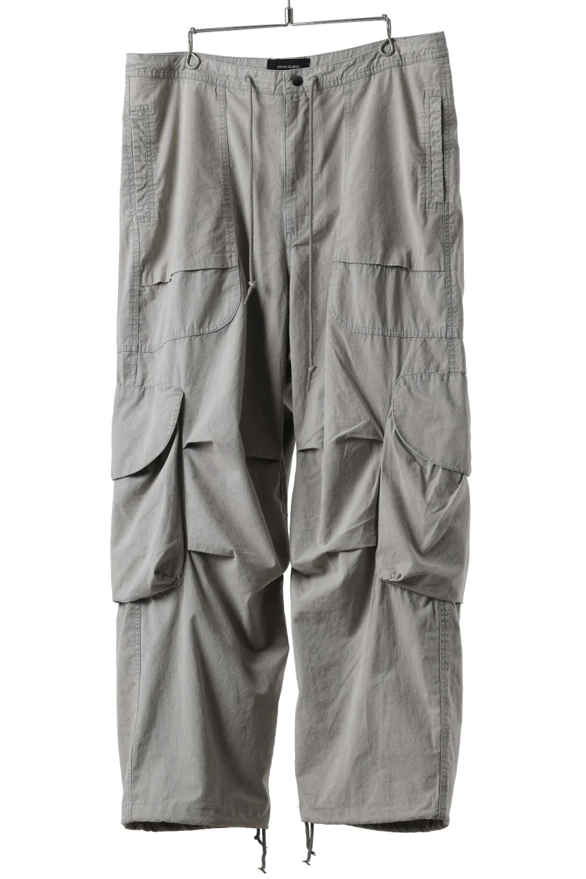 entire studios FREIGHT CARGO PANTS / COTTON CANVAS (STEEL) - Image 2