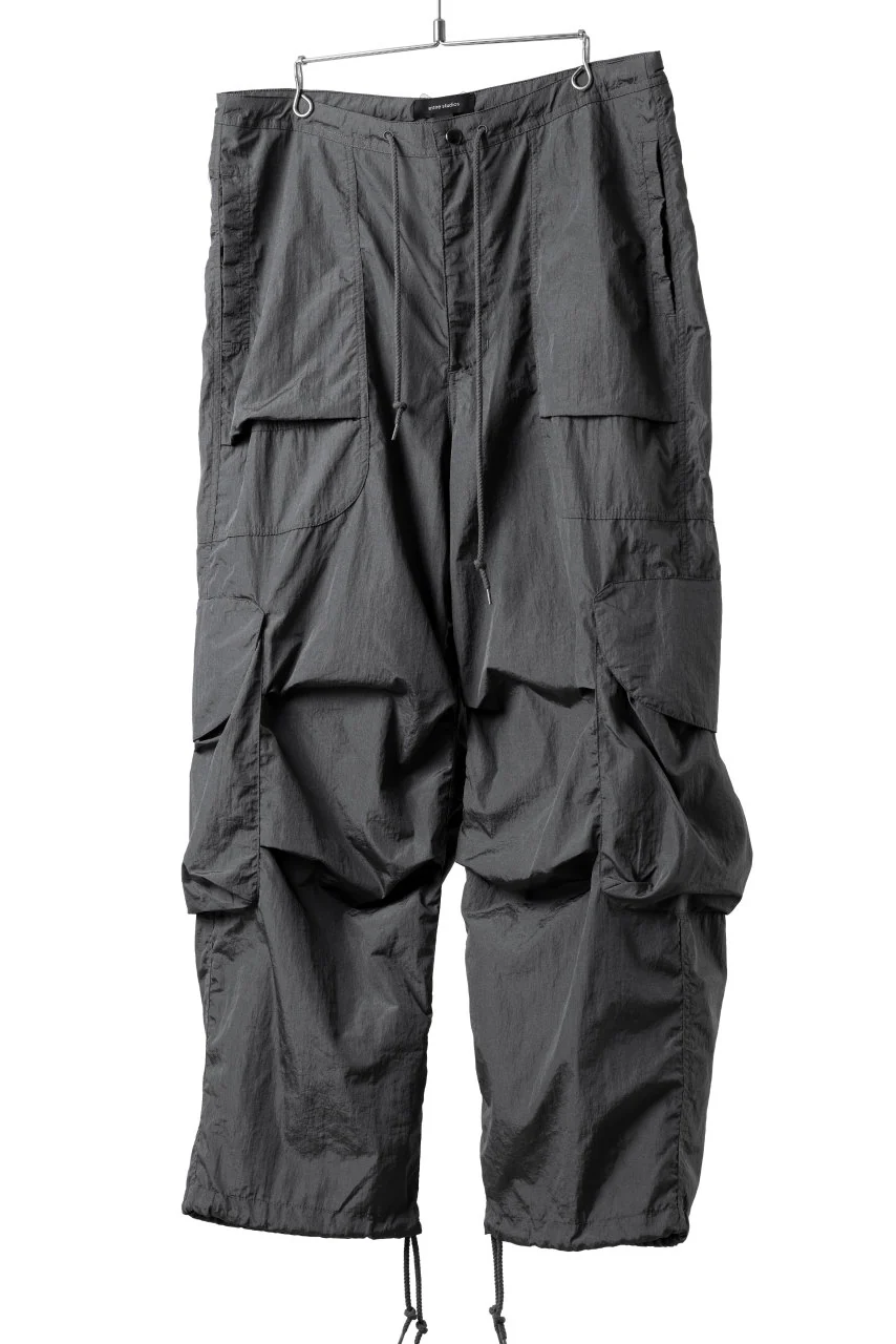 entire studios FREIGHT CARGO PANTS / CRINKLE NYLON (ROCK) - Image 2