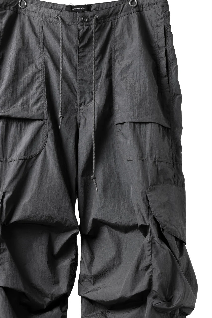 entire studios FREIGHT CARGO PANTS / CRINKLE NYLON (ROCK) - Image 6