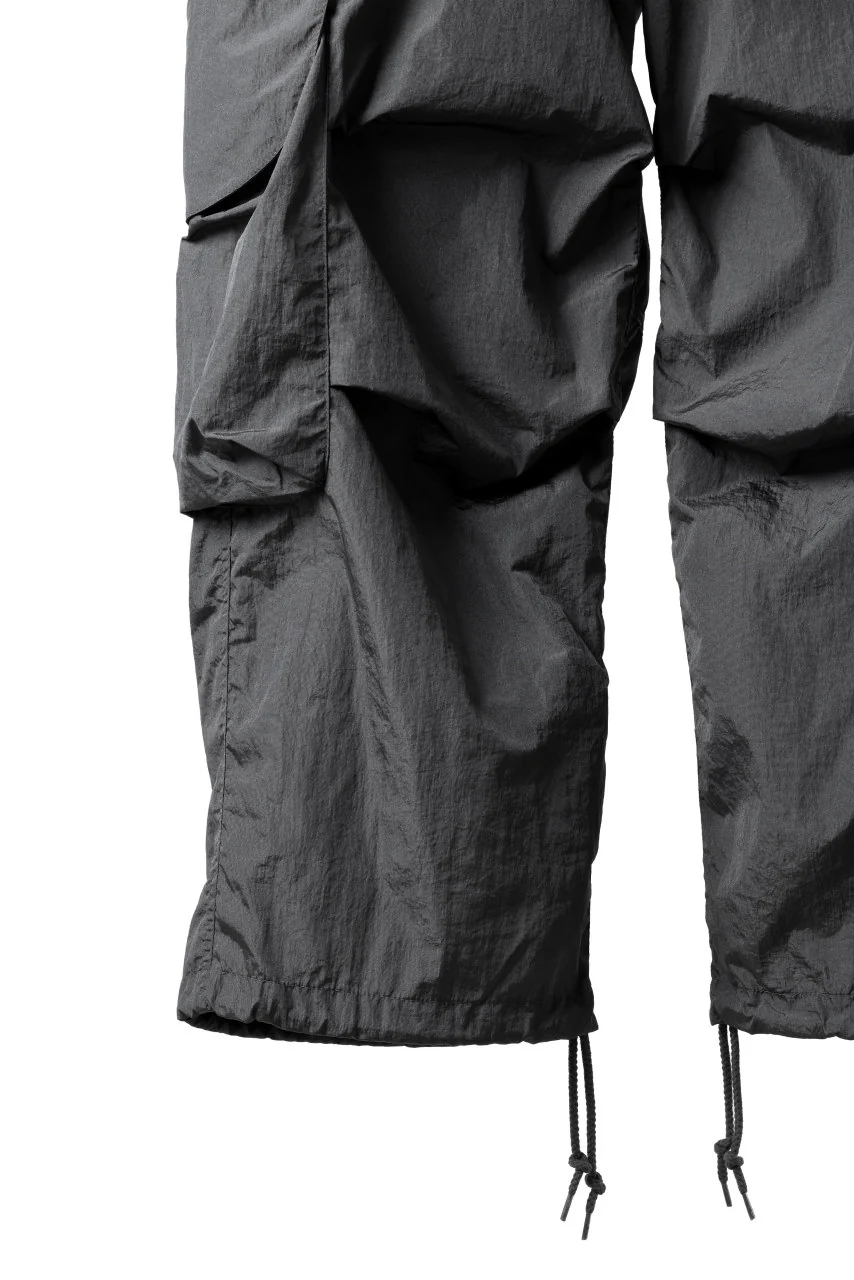 entire studios FREIGHT CARGO PANTS / CRINKLE NYLON (ROCK) - Image 7