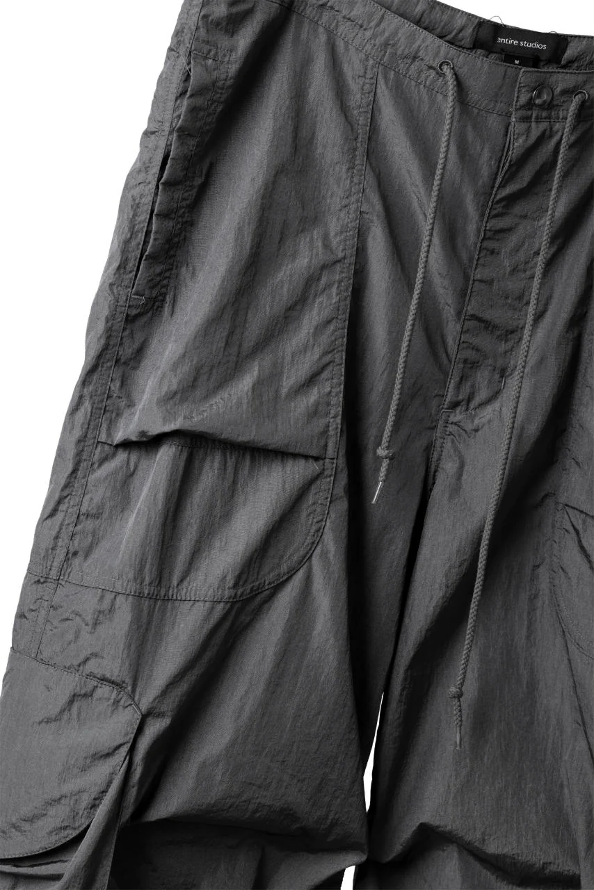 entire studios FREIGHT CARGO PANTS / CRINKLE NYLON (ROCK) - Image 8