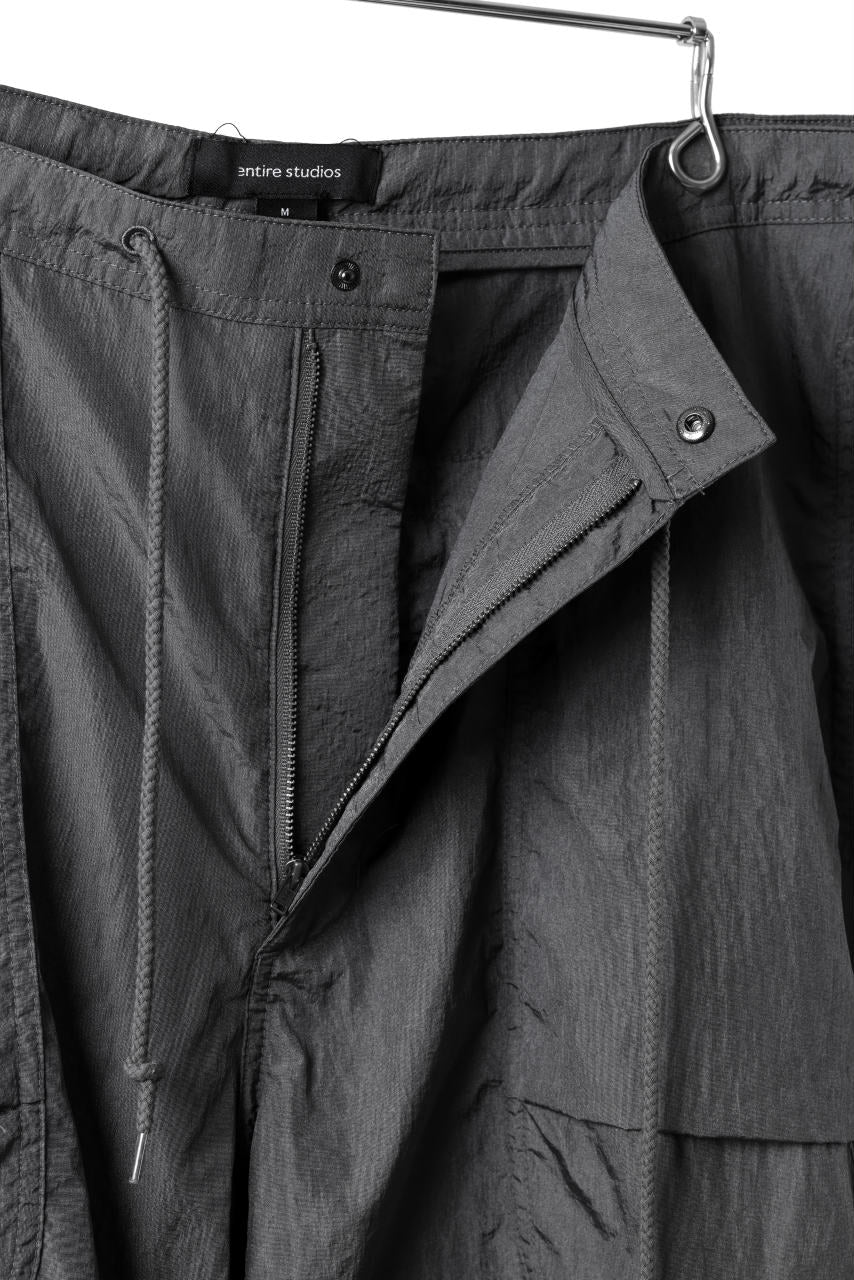 entire studios FREIGHT CARGO PANTS / CRINKLE NYLON (ROCK) - Image 9