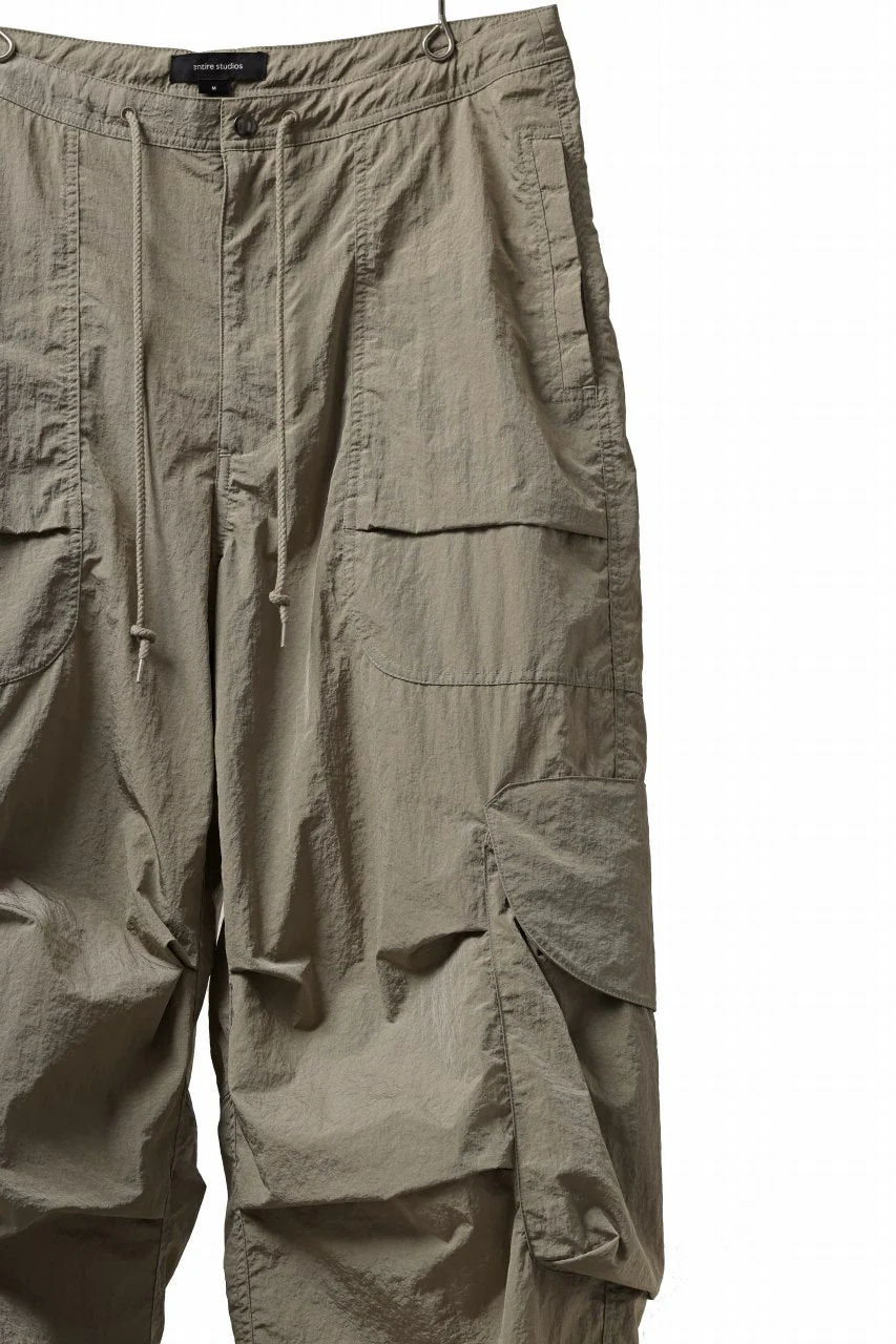 entire studios FREIGHT CARGO PANTS / CRINKLE NYLON (SAGE) - Image 15