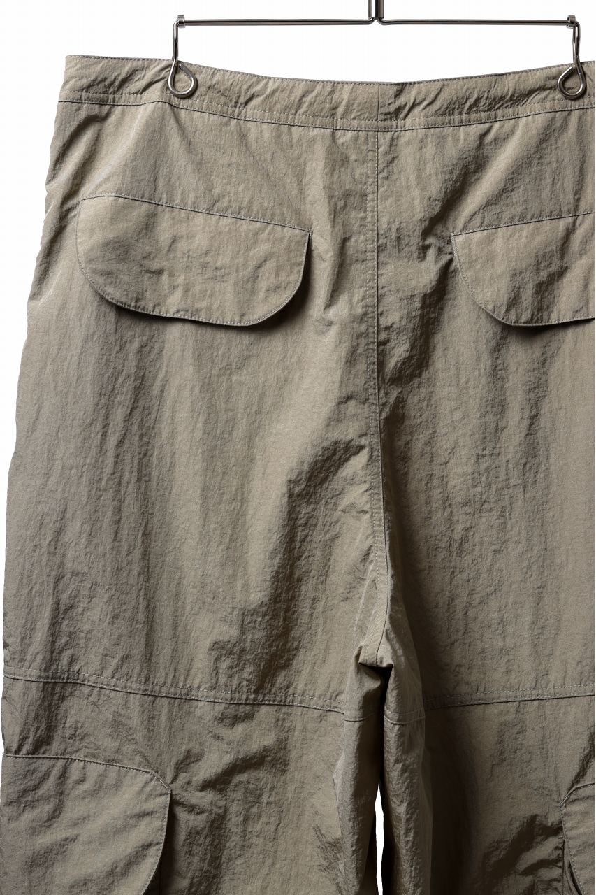 entire studios FREIGHT CARGO PANTS / CRINKLE NYLON (SAGE) - Image 18