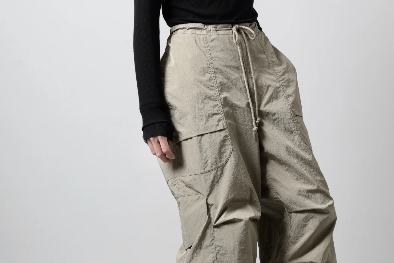 entire studios FREIGHT CARGO PANTS / CRINKLE NYLON (SAGE) - Image 20