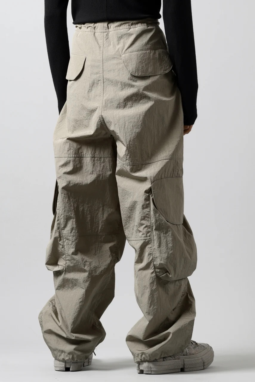 entire studios FREIGHT CARGO PANTS / CRINKLE NYLON (SAGE) - Image 6