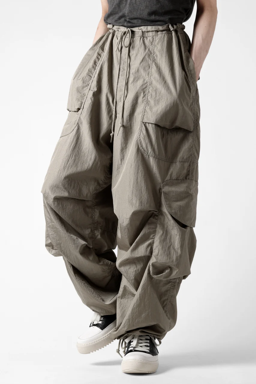 entire studios FREIGHT CARGO PANTS / CRINKLE NYLON (SAGE) - Image 10