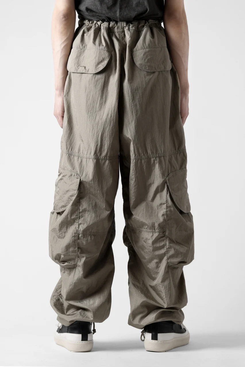 entire studios FREIGHT CARGO PANTS / CRINKLE NYLON (SAGE) - Image 11