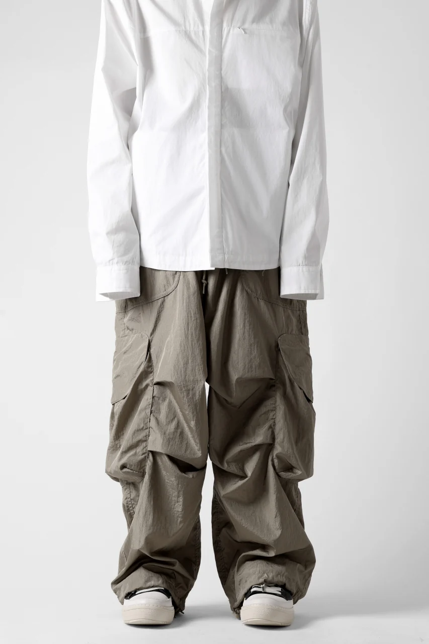 entire studios FREIGHT CARGO PANTS / CRINKLE NYLON (SAGE) - Image 12