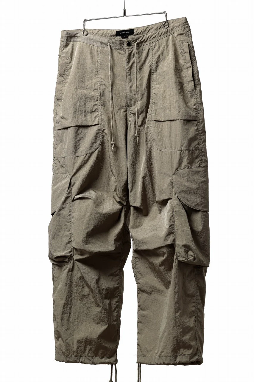 entire studios FREIGHT CARGO PANTS / CRINKLE NYLON (SAGE) - Image 13