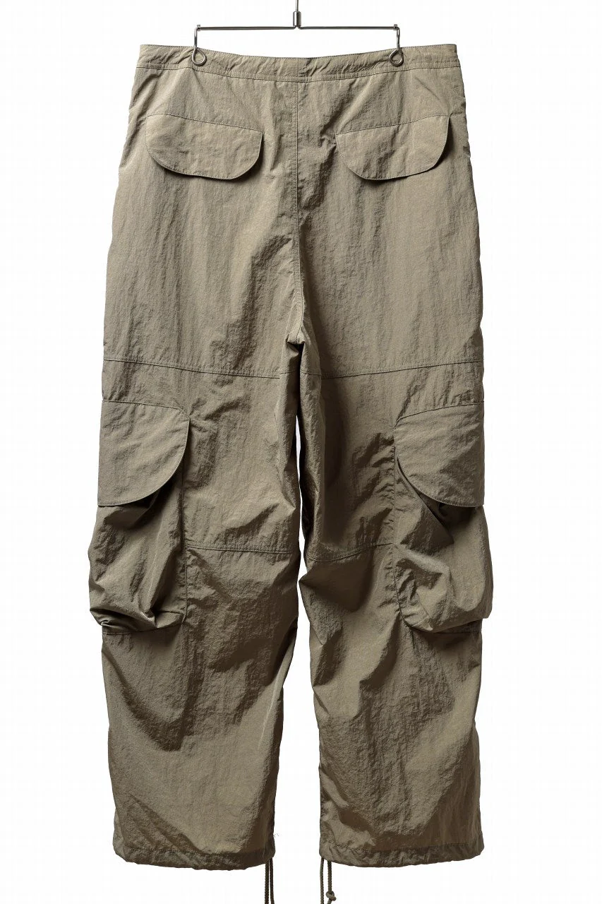 entire studios FREIGHT CARGO PANTS / CRINKLE NYLON (SAGE) - Image 14