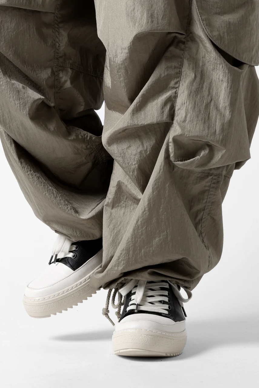 entire studios FREIGHT CARGO PANTS / CRINKLE NYLON (SAGE) - Image 32