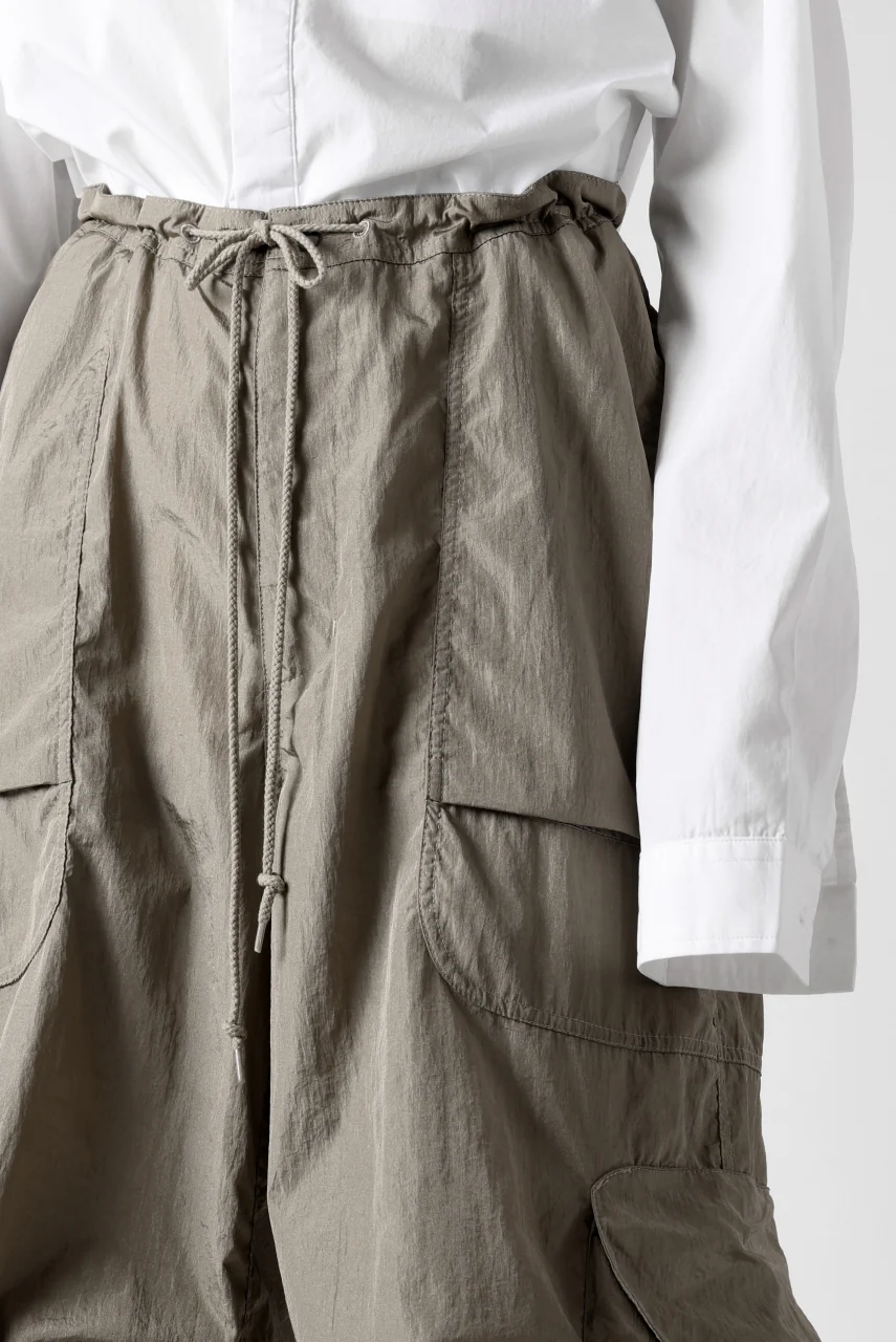 entire studios FREIGHT CARGO PANTS / CRINKLE NYLON (SAGE) - Image 34