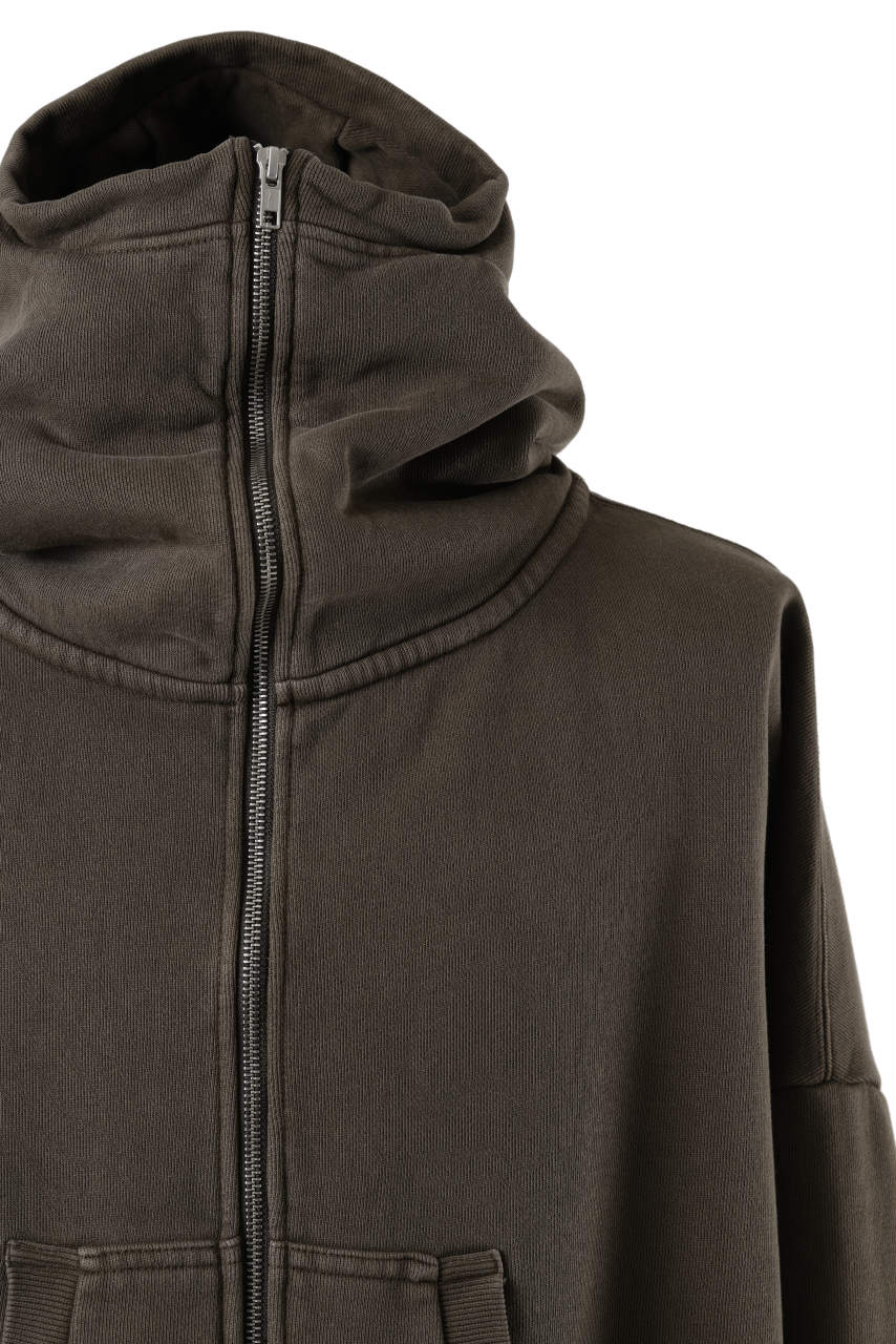 entire studios FULL ZIP SWEAT PARKA (BRUNETTE) - Image 6