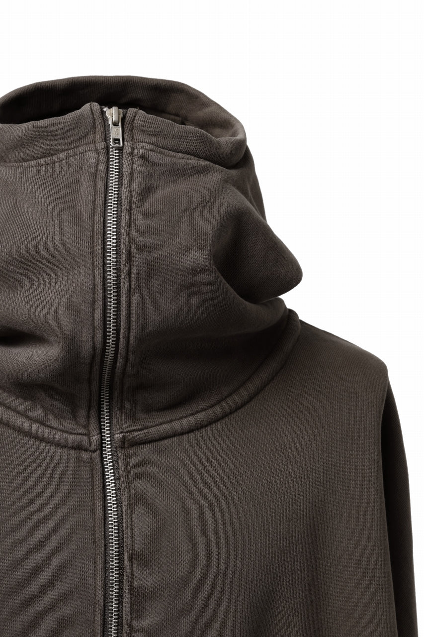 entire studios FULL ZIP SWEAT PARKA (BRUNETTE) - Image 12