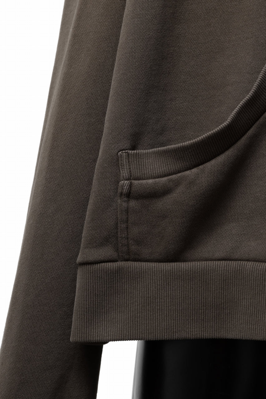entire studios FULL ZIP SWEAT PARKA (BRUNETTE) - Image 13