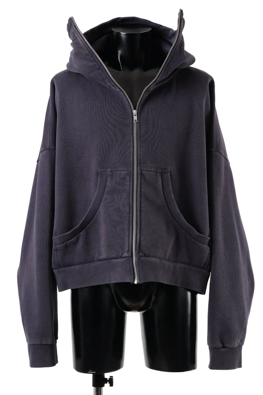 entire studios FULL ZIP SWEAT PARKA (INK) - Image 2