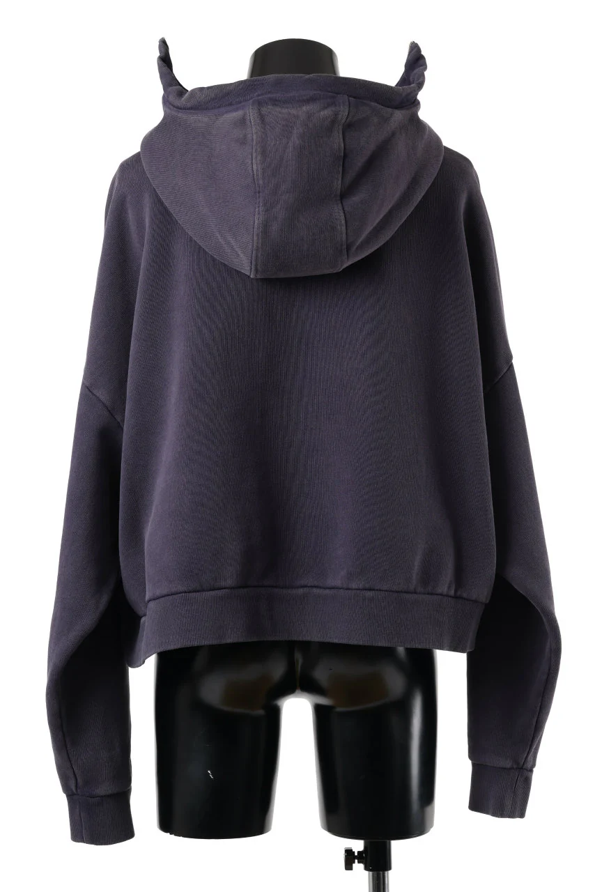 entire studios FULL ZIP SWEAT PARKA (INK) - Image 5