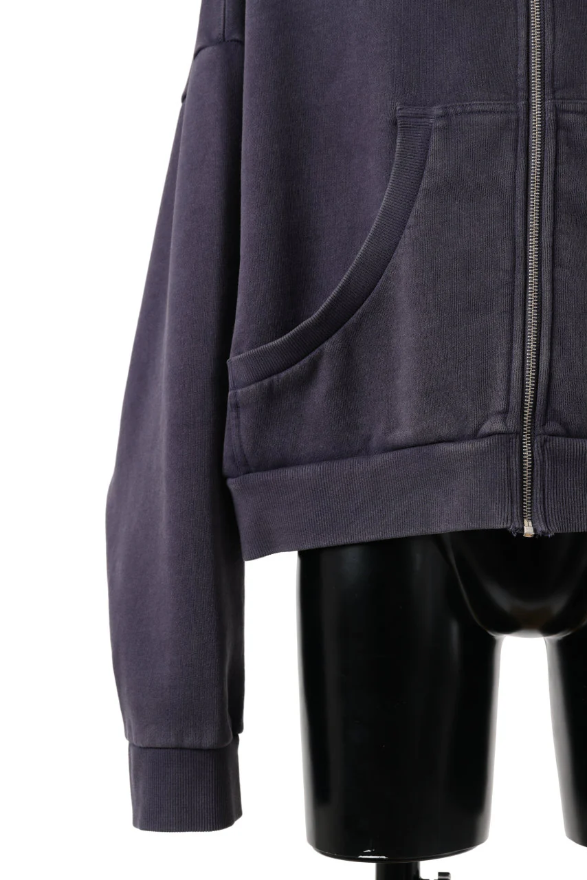entire studios FULL ZIP SWEAT PARKA (INK) - Image 7