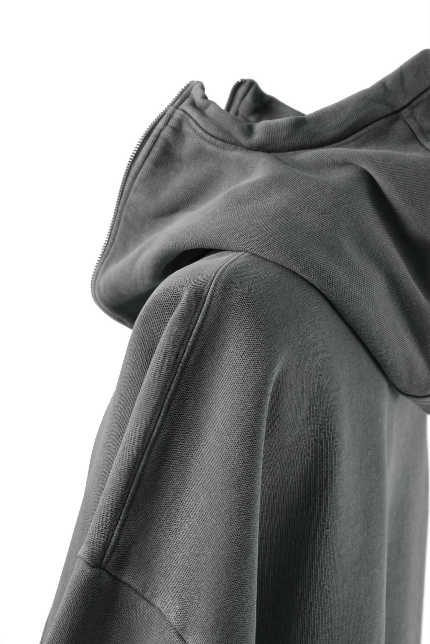 entire studios FULL ZIP SWEAT PARKA (RHINO) - Image 11