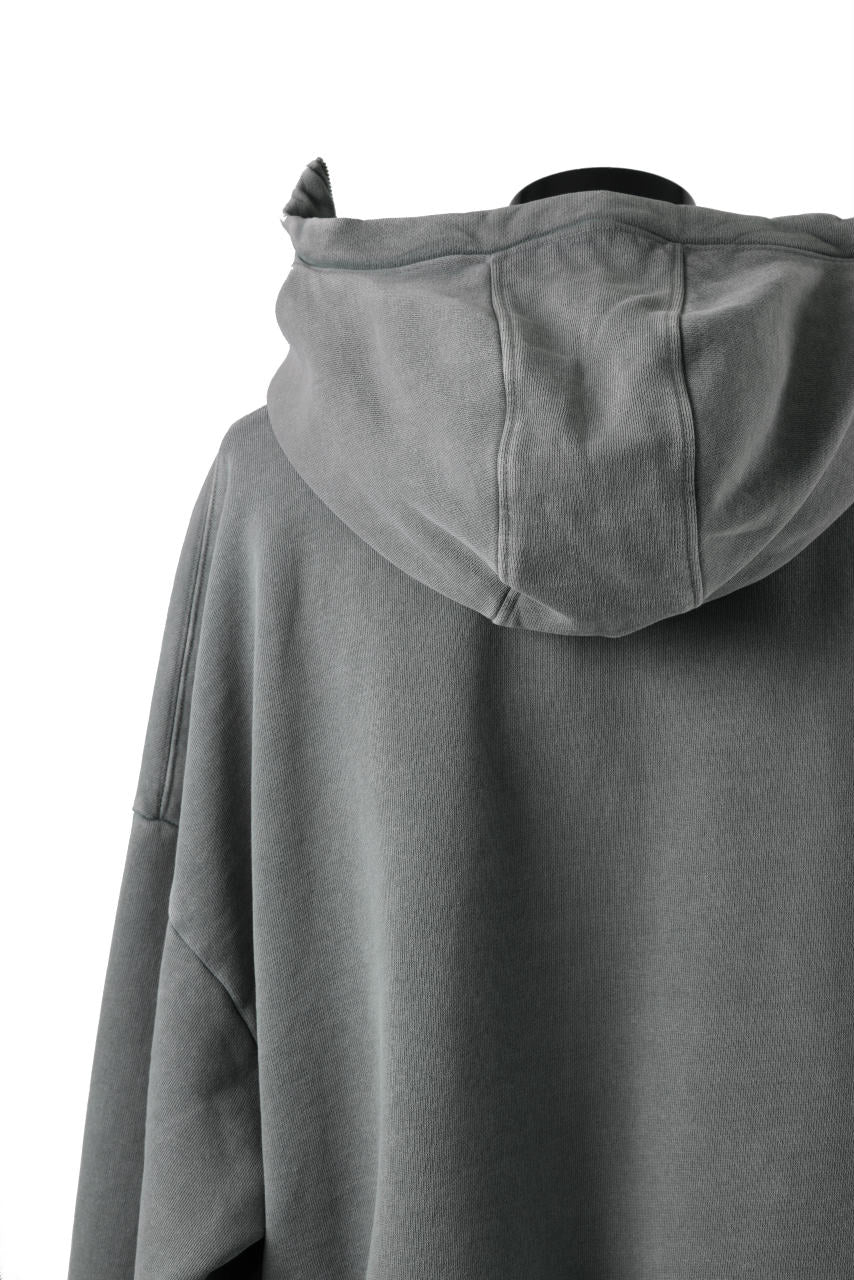 entire studios FULL ZIP SWEAT PARKA (RHINO) - Image 12