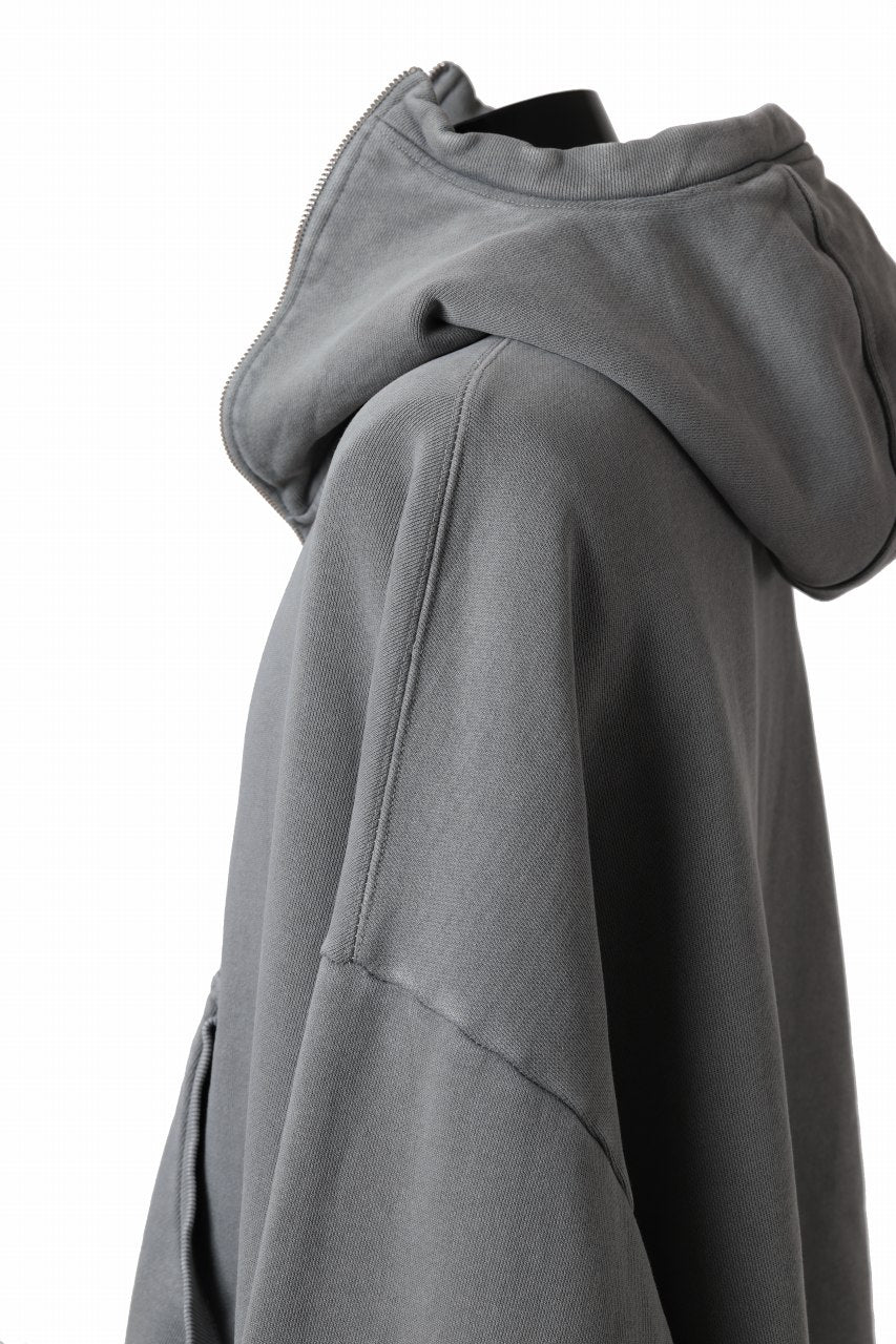 entire studios FULL ZIP SWEAT PARKA (RHINO) - Image 11