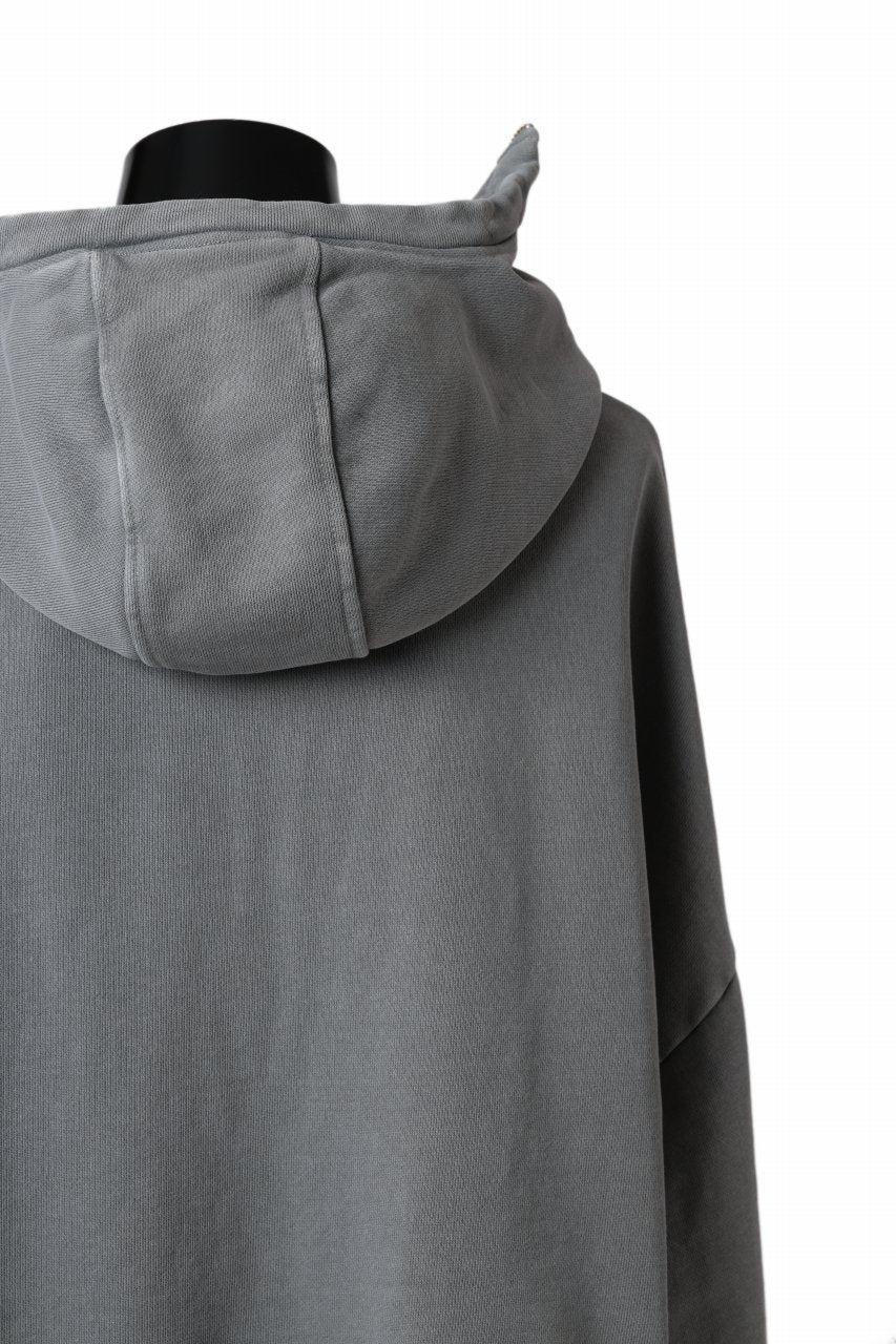 entire studios FULL ZIP SWEAT PARKA (RHINO) - Image 12