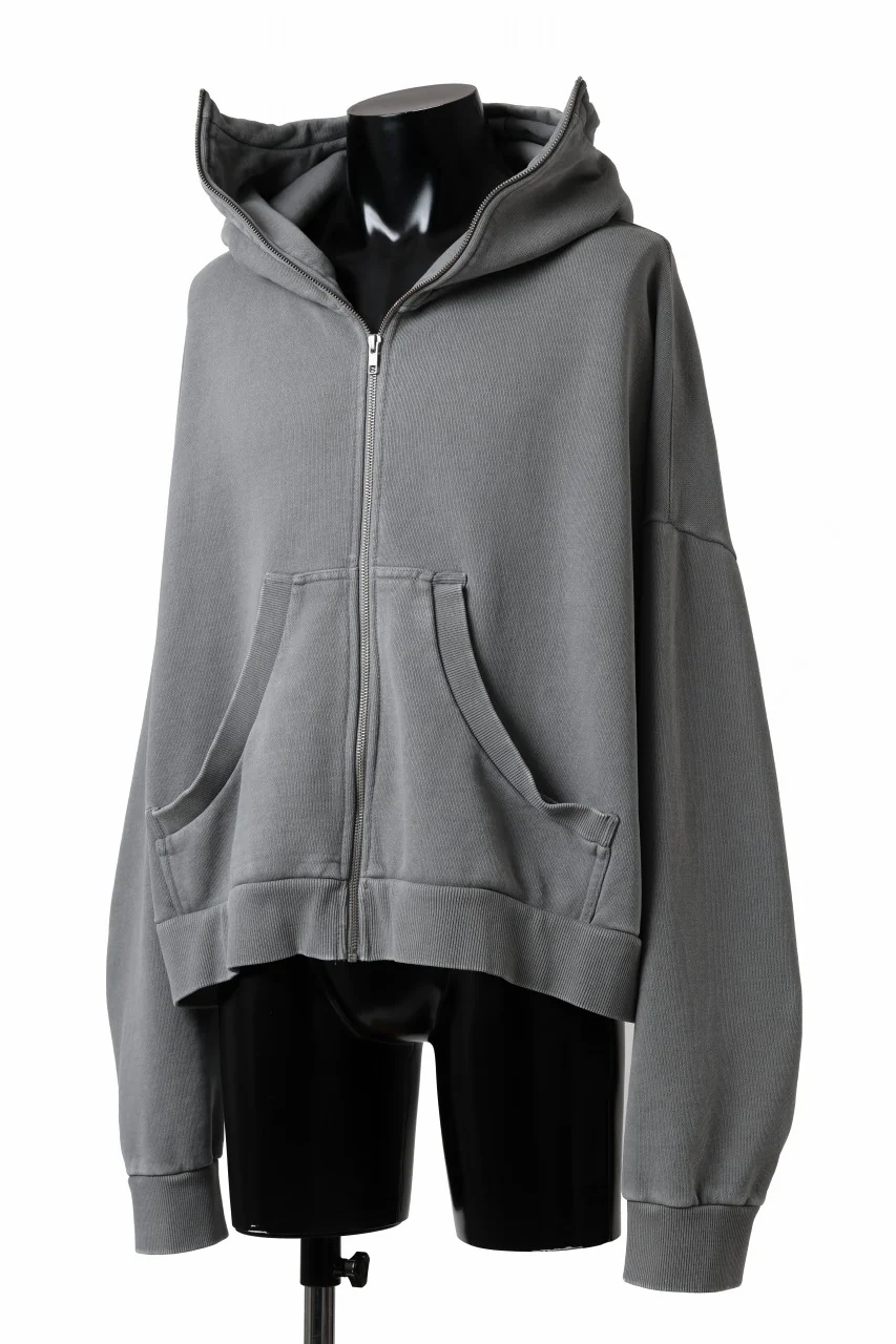 entire studios FULL ZIP SWEAT PARKA (RHINO) - Image 2