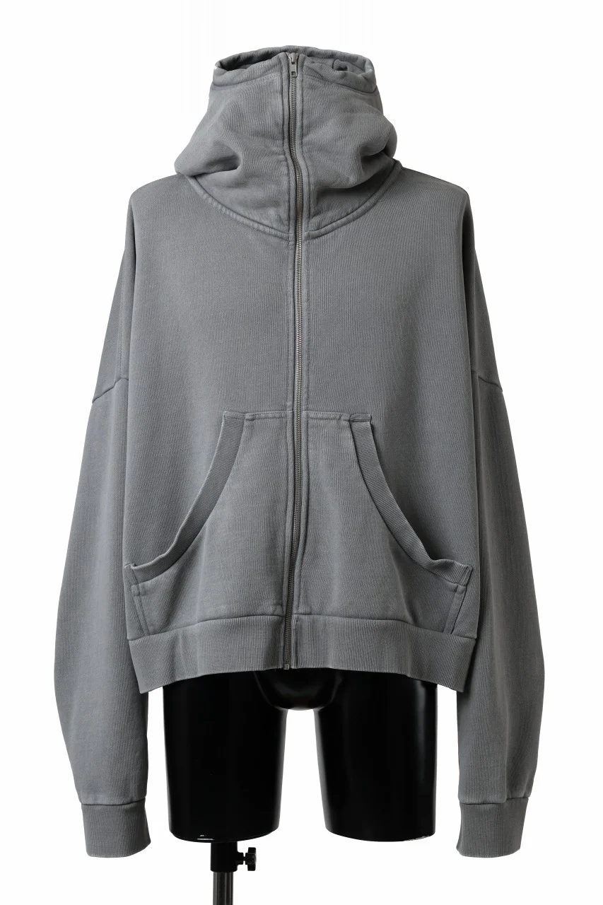 entire studios FULL ZIP SWEAT PARKA (RHINO) - Image 3
