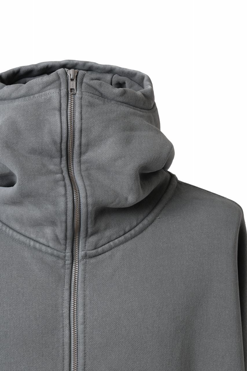 entire studios FULL ZIP SWEAT PARKA (RHINO) - Image 7
