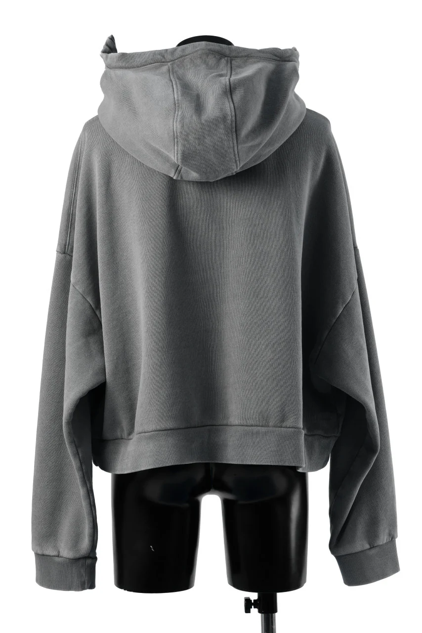 entire studios FULL ZIP SWEAT PARKA (RHINO) - Image 5