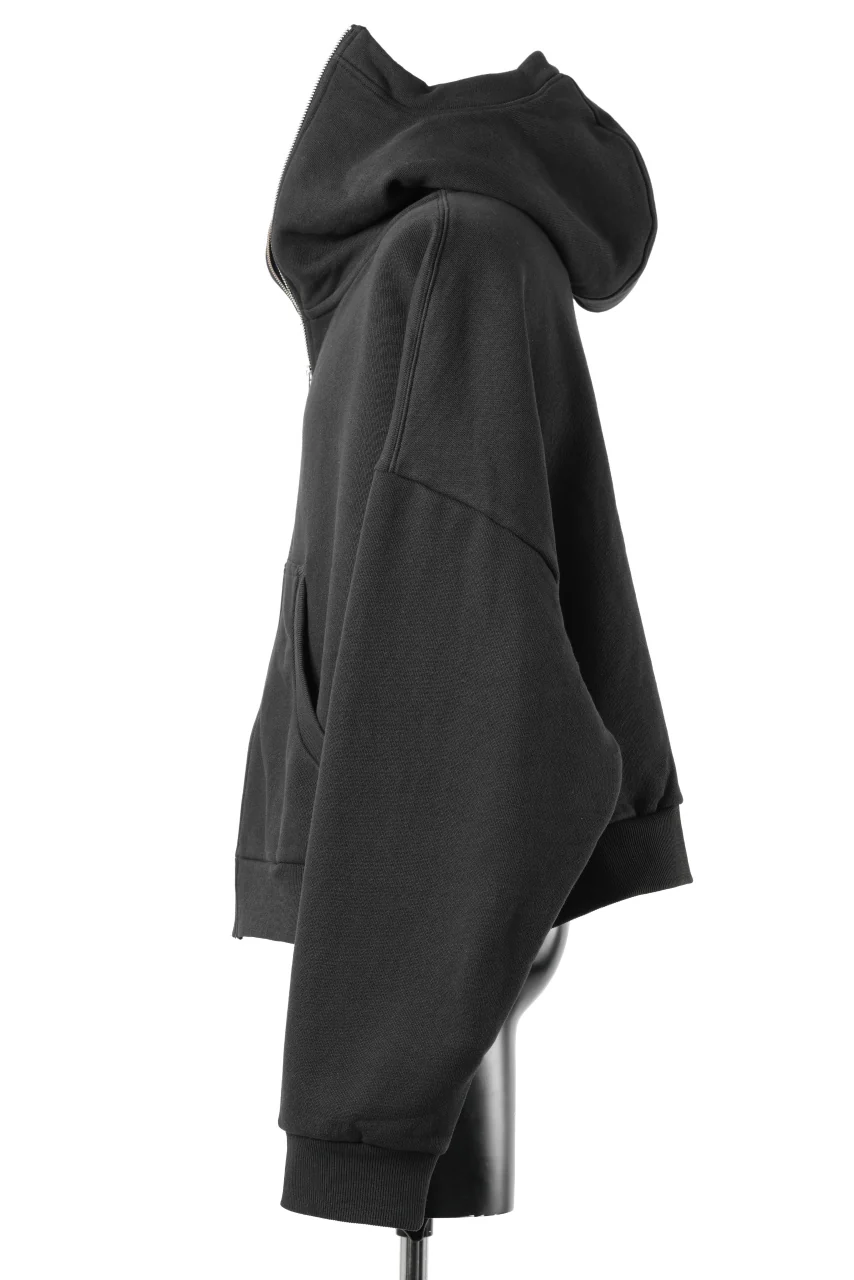 entire studios FULL ZIP SWEAT PARKA (SOOT) - Image 4