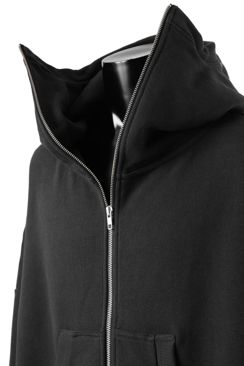 entire studios FULL ZIP SWEAT PARKA (SOOT) - Image 9