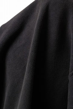 entire studios FULL ZIP SWEAT PARKA (WASHED BLACK) - Image 11