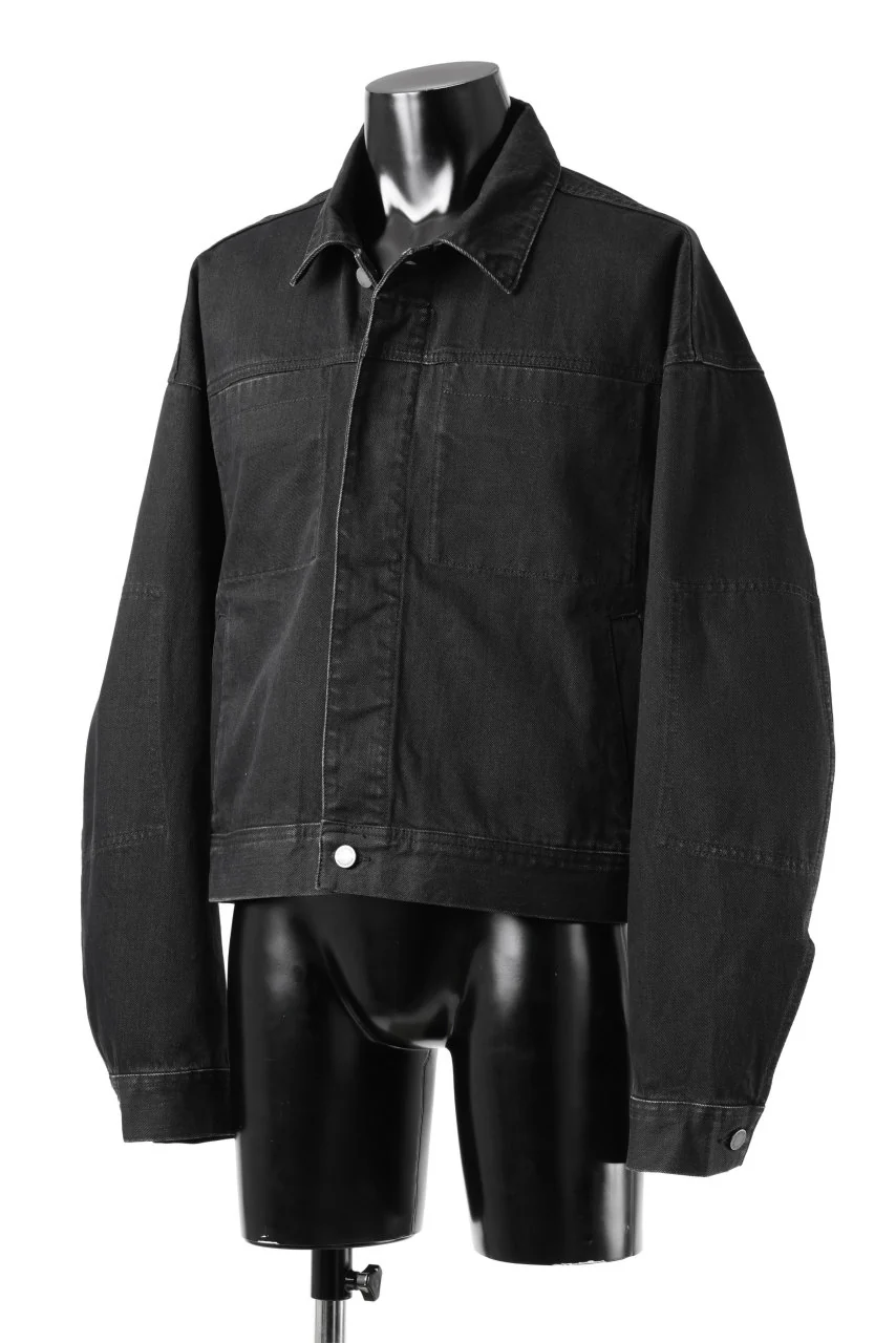 entire studios GEM DENIM JACKET (MAGNETITE) - Image 3