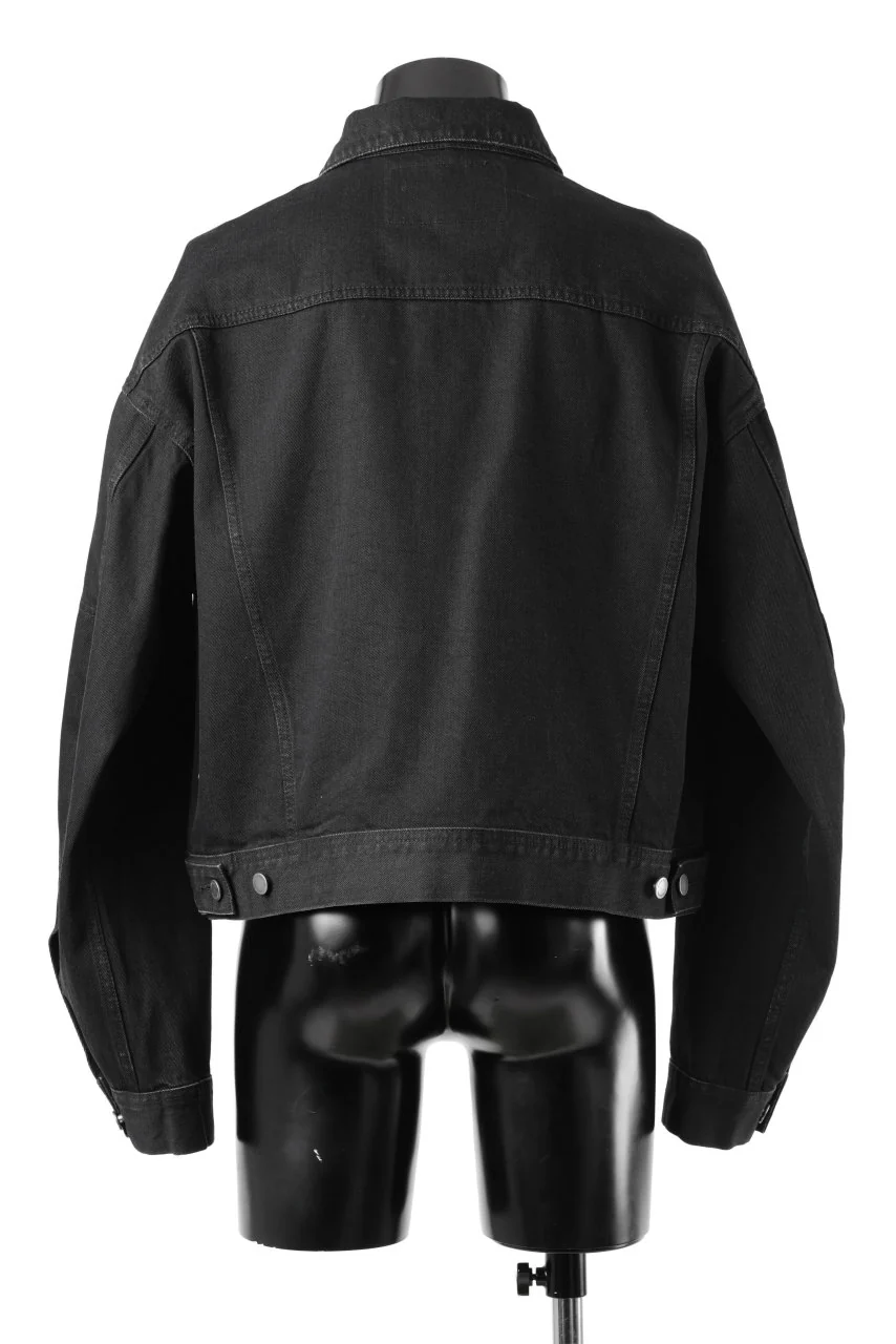 entire studios GEM DENIM JACKET (MAGNETITE) - Image 5