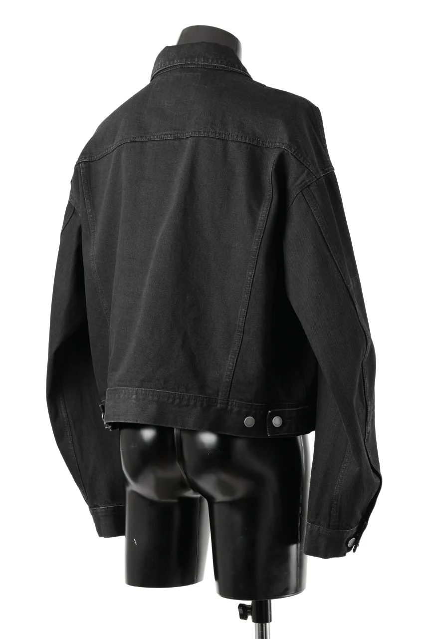 entire studios GEM DENIM JACKET (MAGNETITE) - Image 6