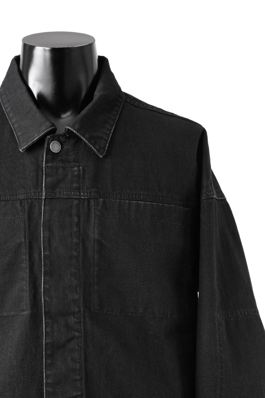 entire studios GEM DENIM JACKET (MAGNETITE) - Image 7