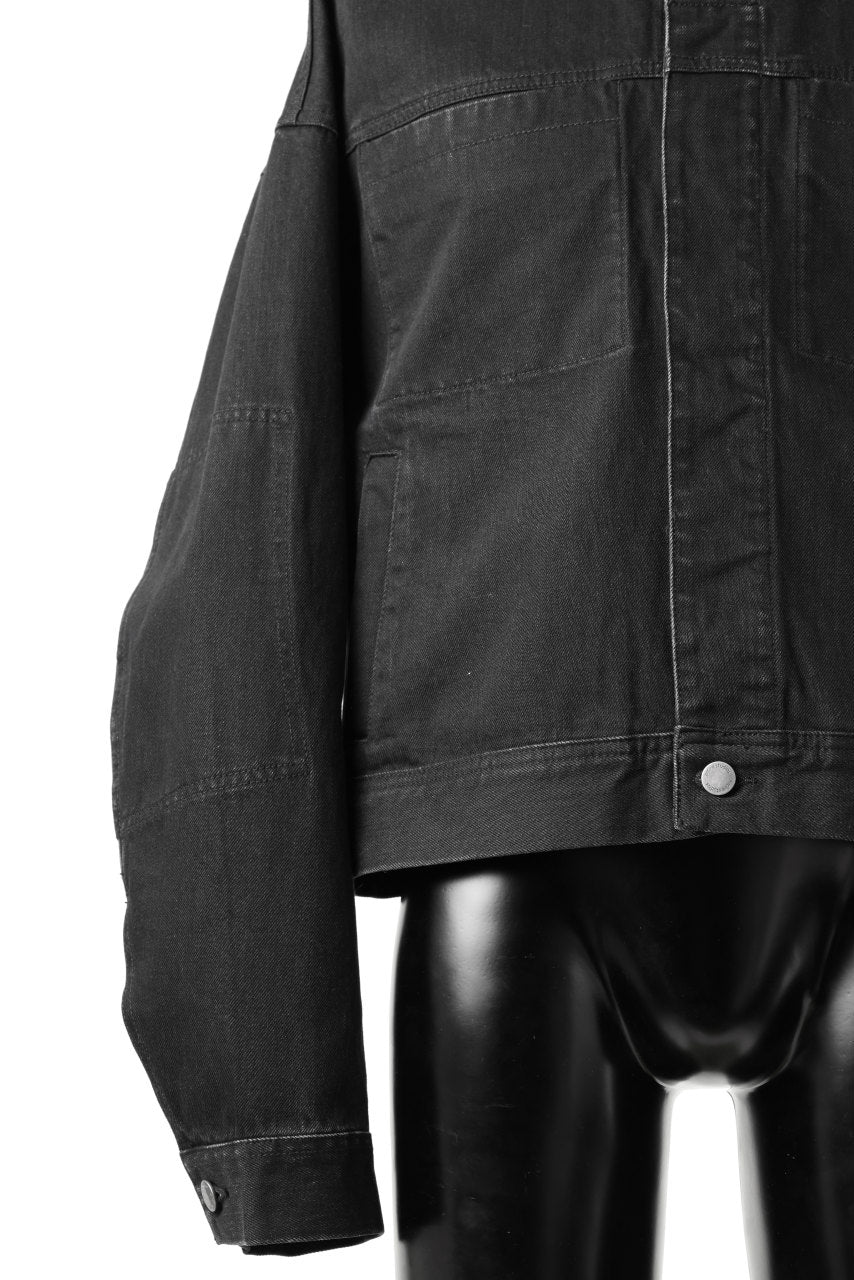 entire studios GEM DENIM JACKET (MAGNETITE) - Image 8