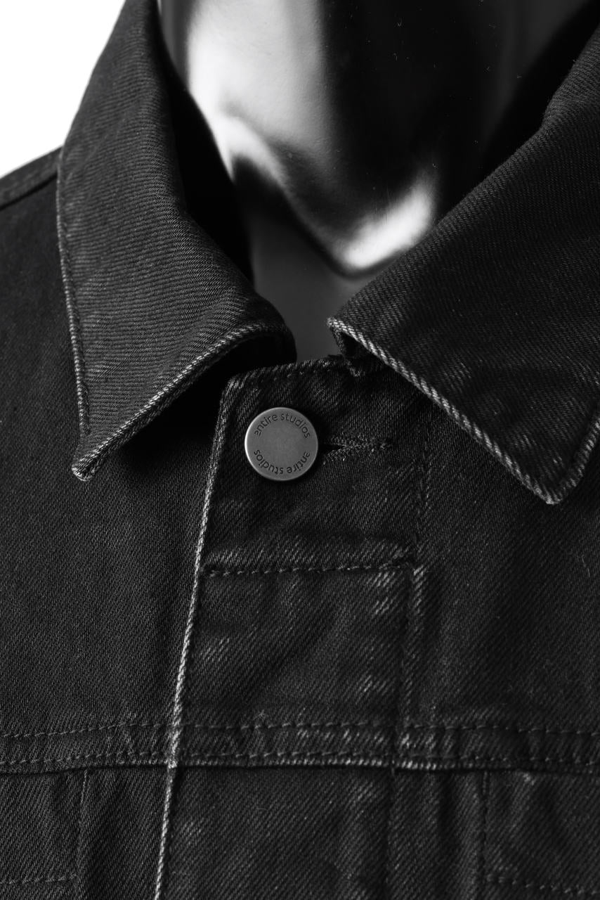 entire studios GEM DENIM JACKET (MAGNETITE) - Image 9
