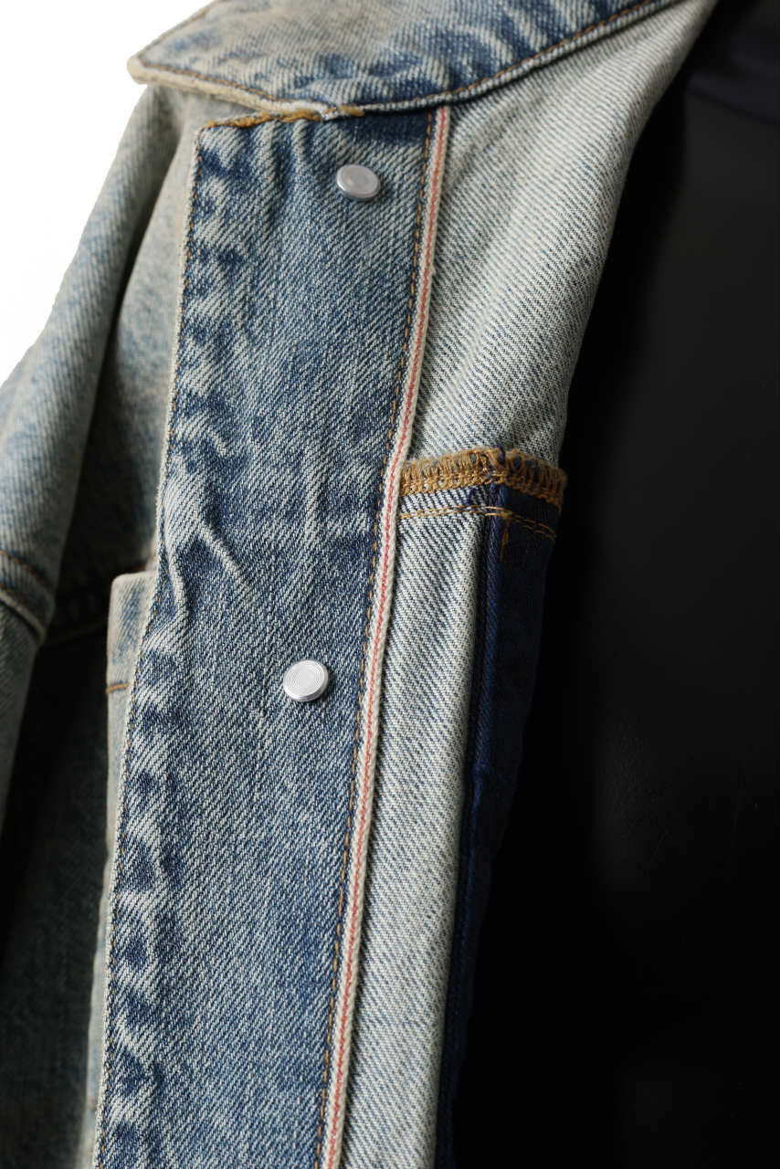 entire studios GEM DENIM JACKET (SURFACE WAVE) - Image 15