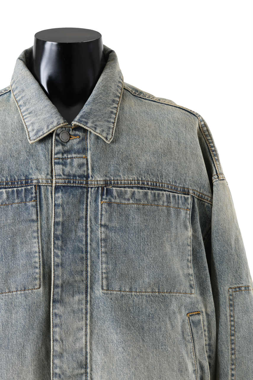 entire studios GEM DENIM JACKET (SURFACE WAVE) - Image 7