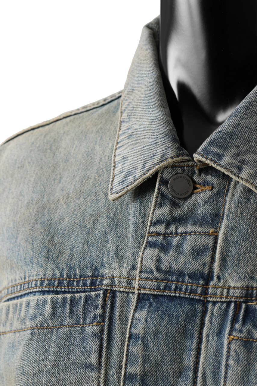 entire studios GEM DENIM JACKET (SURFACE WAVE) - Image 9