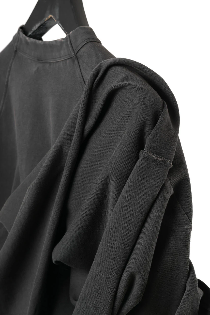 entire studios HEAVY DART SHORT SLEEVE TEE (WASHED BLACK) - Image 10